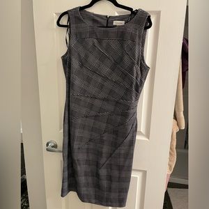 Calvin Klein Starburst Sheath Dress, Size 12